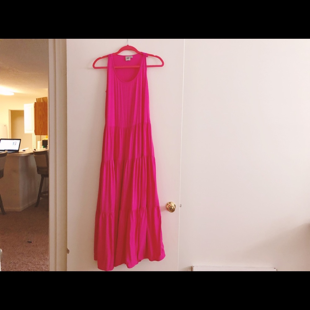 Gorgeous fuchsia Pink Maxi Dress